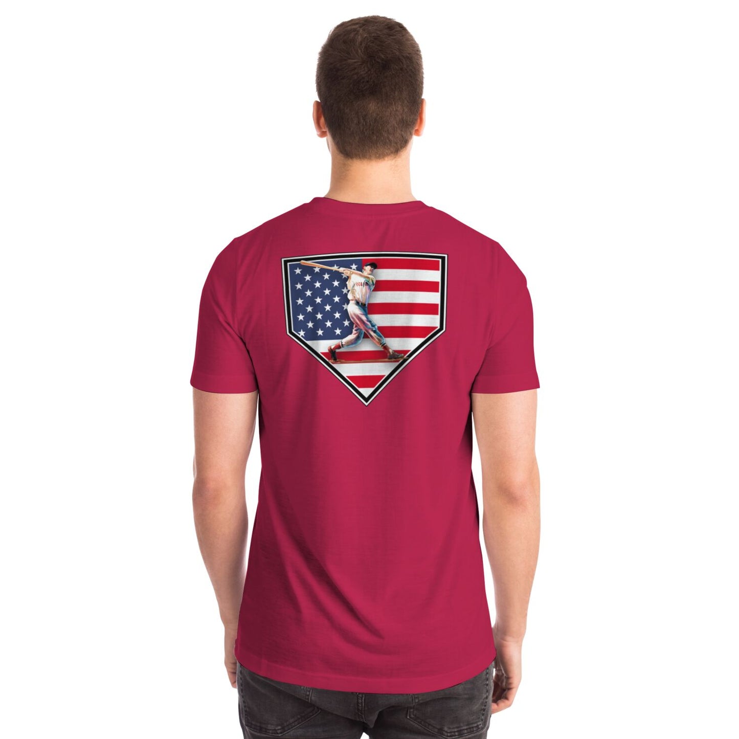 USA 250 Red T-shirt ".406Swing"