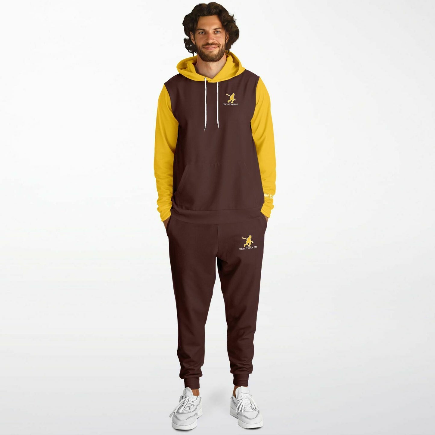 San Diego Brown Gold Hoodie and Joggers Coronado