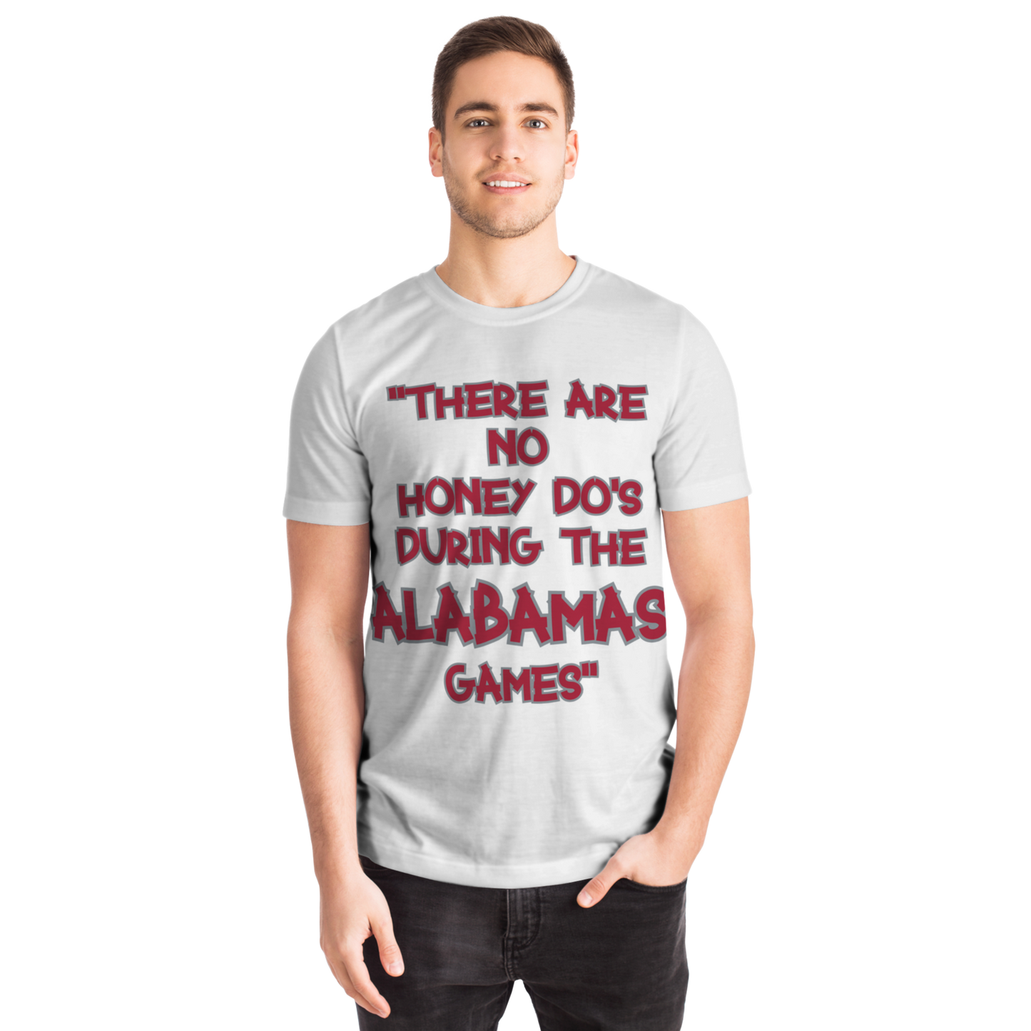 Honey Do's T-Shirt Crimson & White 2