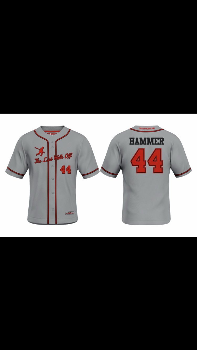 Away “755 Hammer Series” Grey Jersey