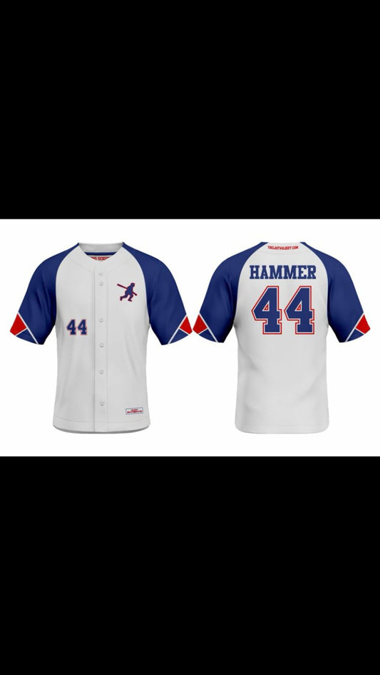 Retro II “755 Hammer Series” Navy Blue Jersey