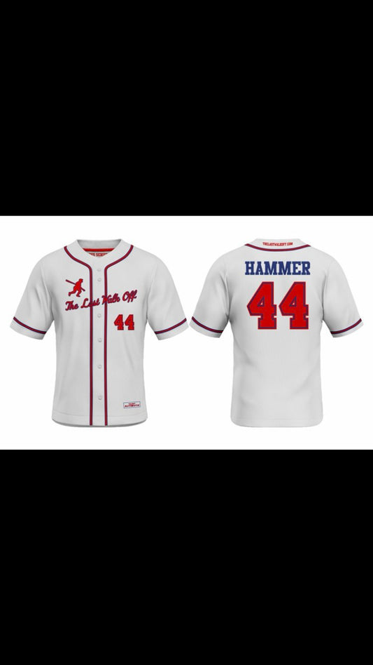 Home “755 Hammer Series” White Jersey