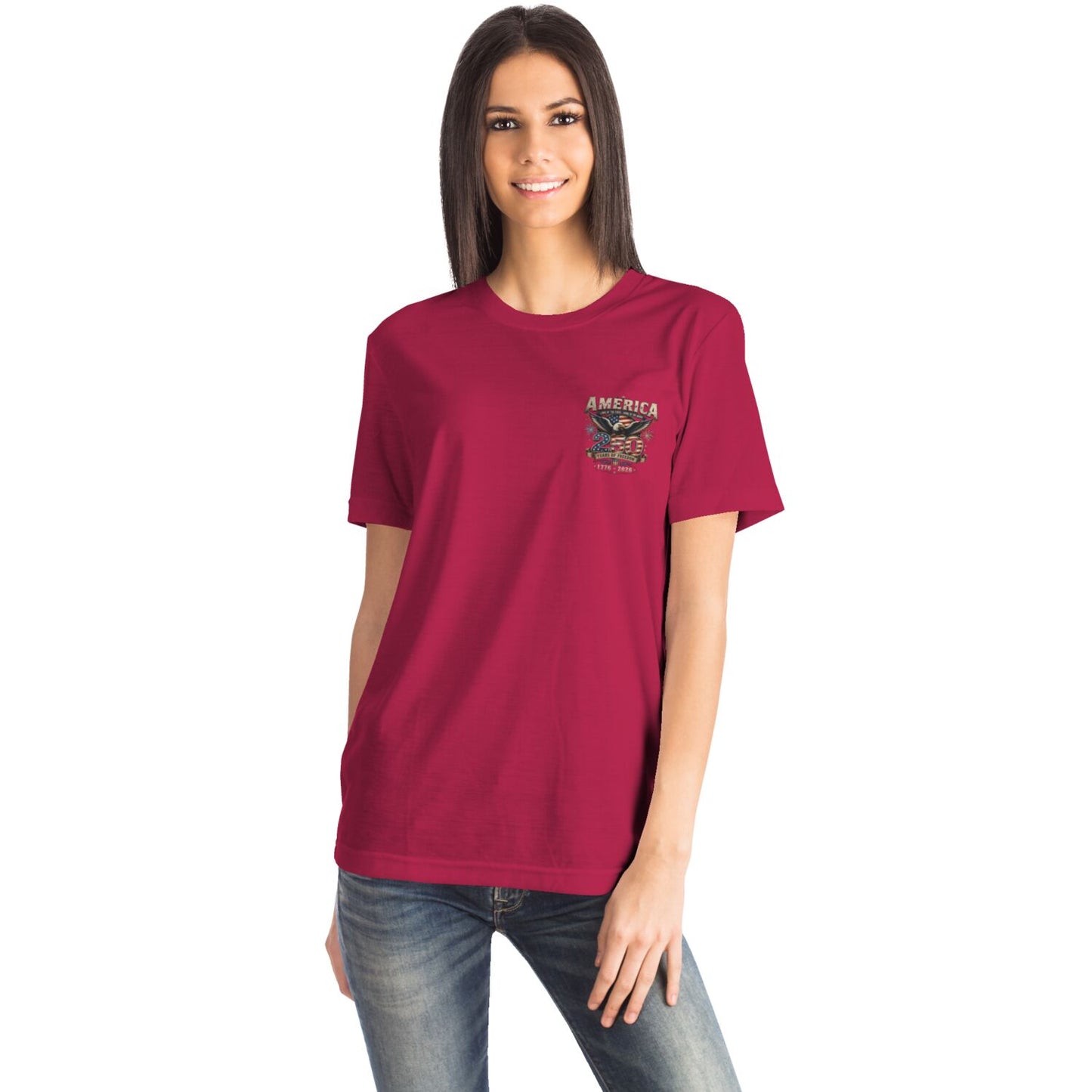USA 250 Red T-shirt ".406Swing"