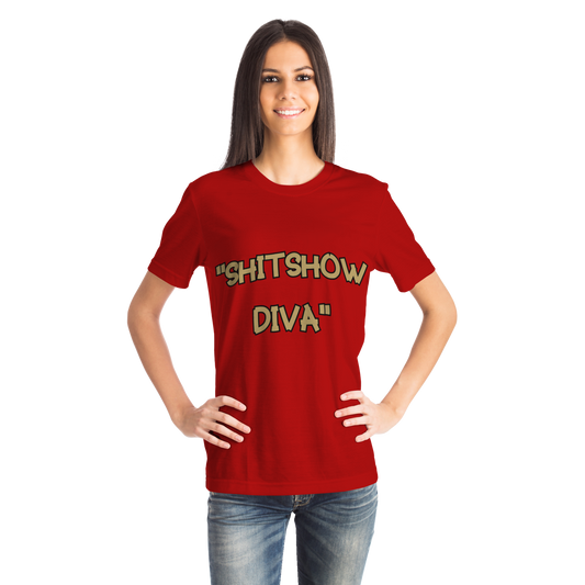 Diva Show T-Shirt Red