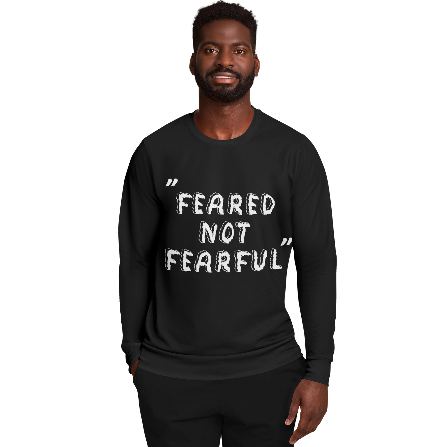 Feared not Fearful Winners Win Long Sleeve Shirt Black