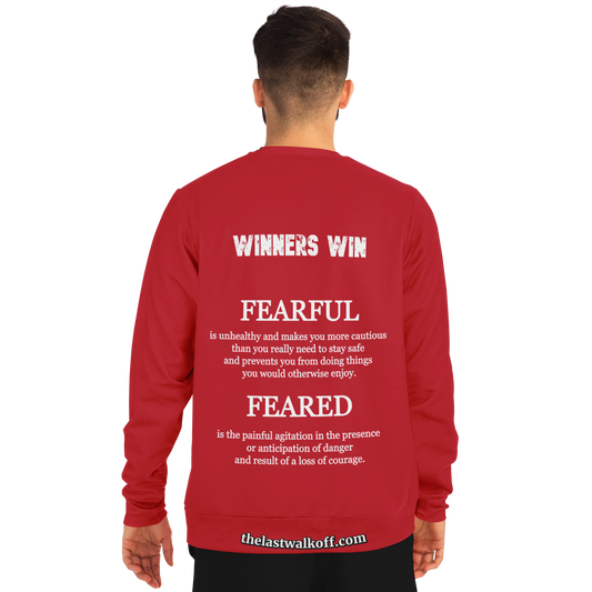 Feared not Fearful Winners Win Long Sleeve Shirt Red