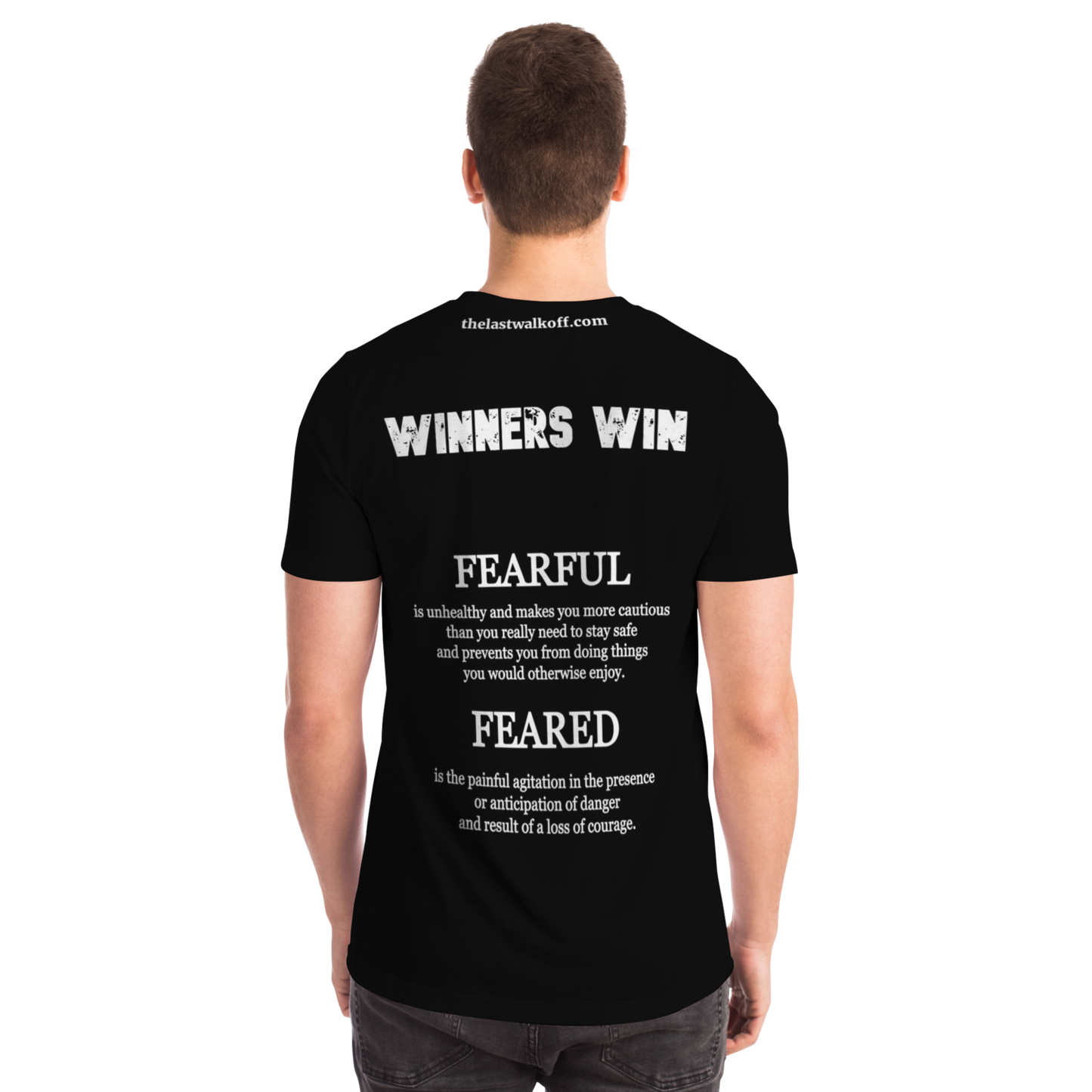 Feared not Fearful Winners Win T-Shirt Black