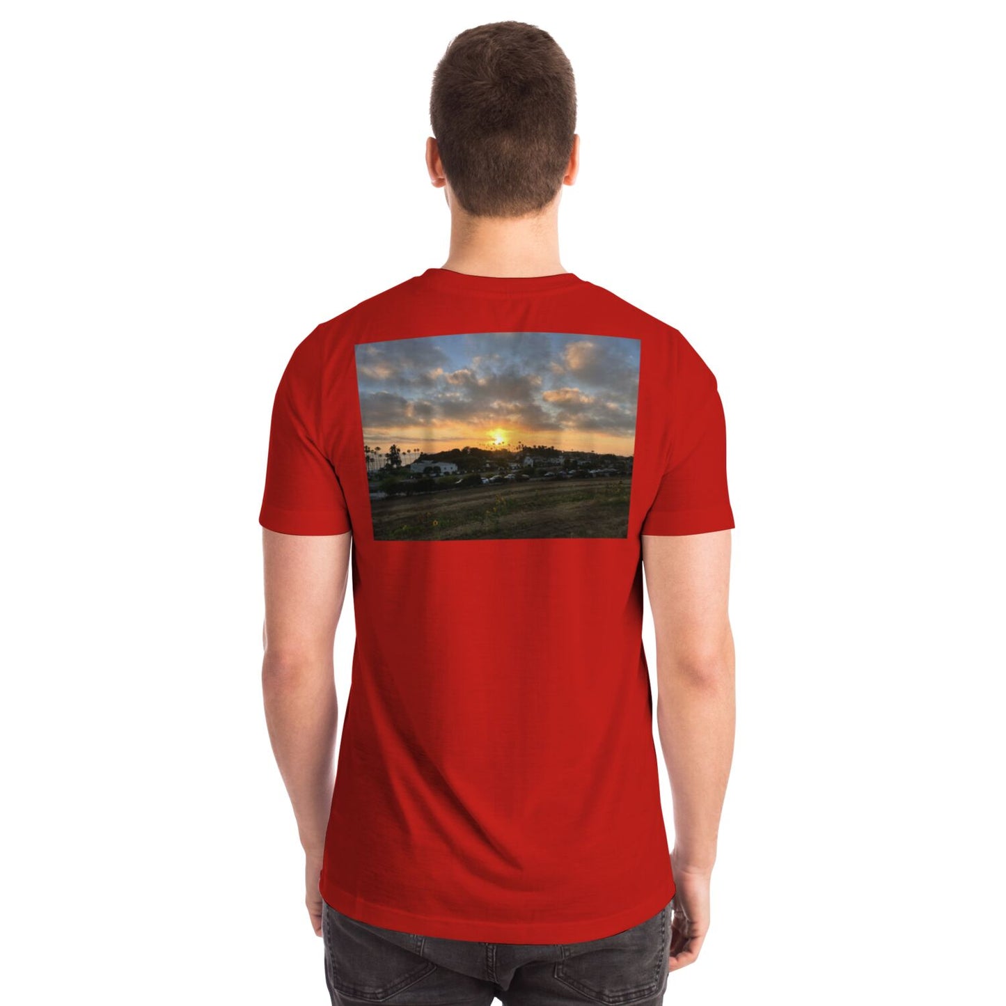 Surfer Smiles T-shirt Red
