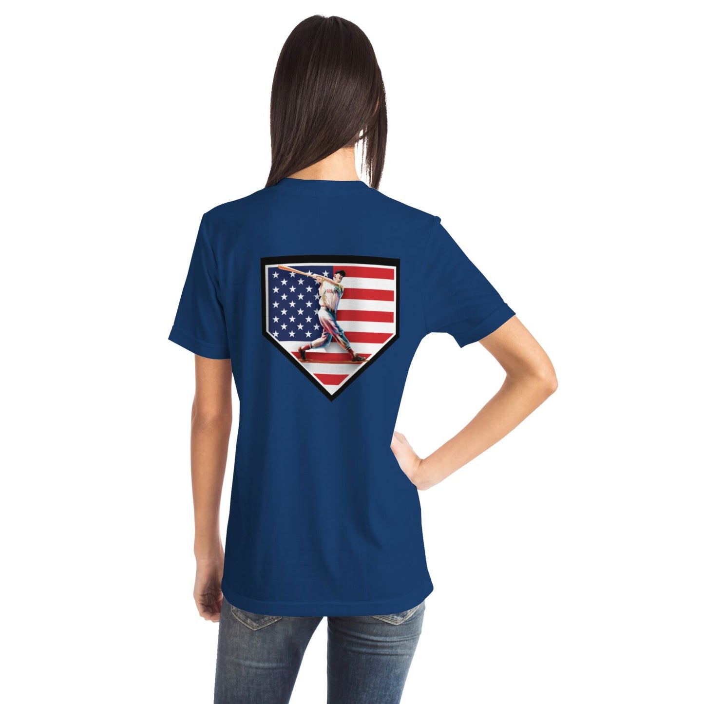 USA 250 Navy Blue 250 T-shirt ".406Swing"