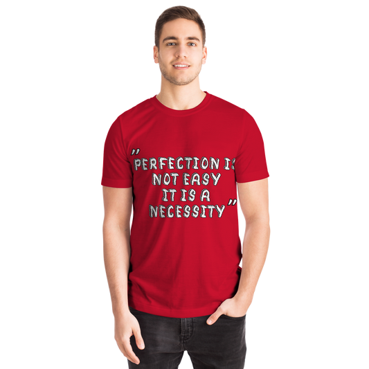 Perfection is Not Easy Winners Win T-Shirt Red