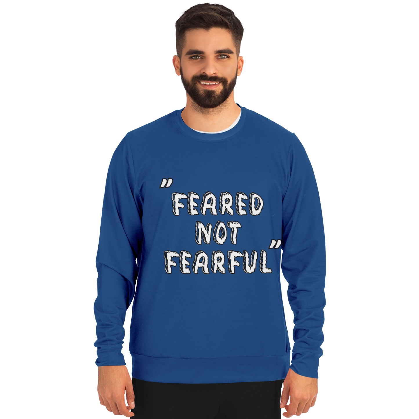 Feared not Fearful Winners Win Long Sleeve Shirt Blue