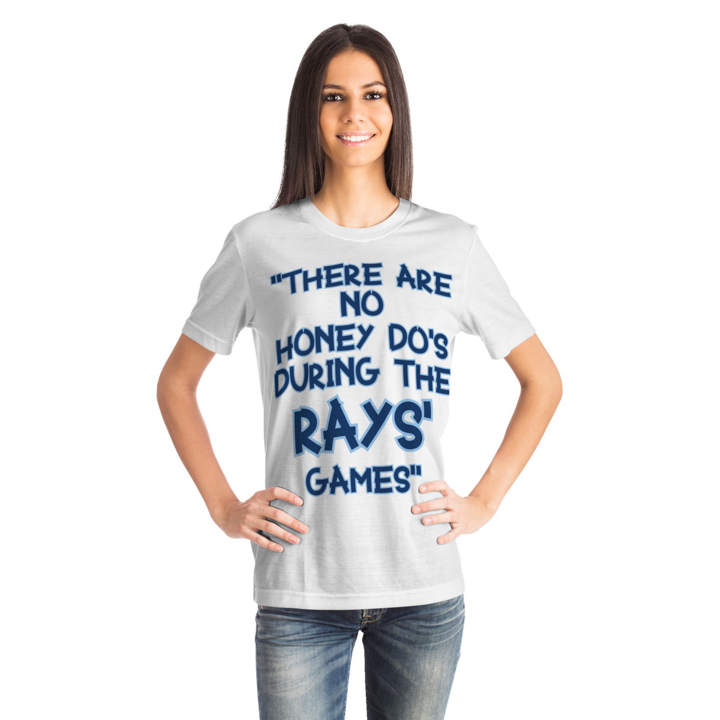 Honey Do's T-shirt Navy Blue & Light Blue