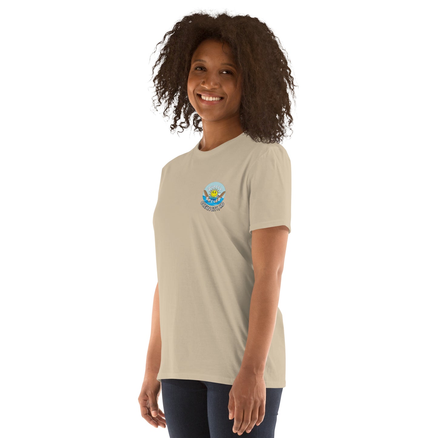 Women's Short Sleeve T-Shirt - 3 Color Surfer Smiles OC