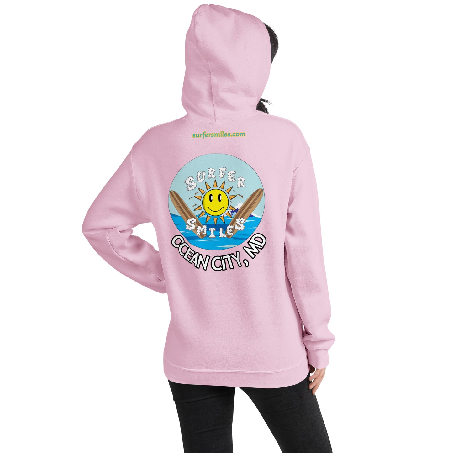 Women's Hoodie - 3 Color Surfer Smiles OC