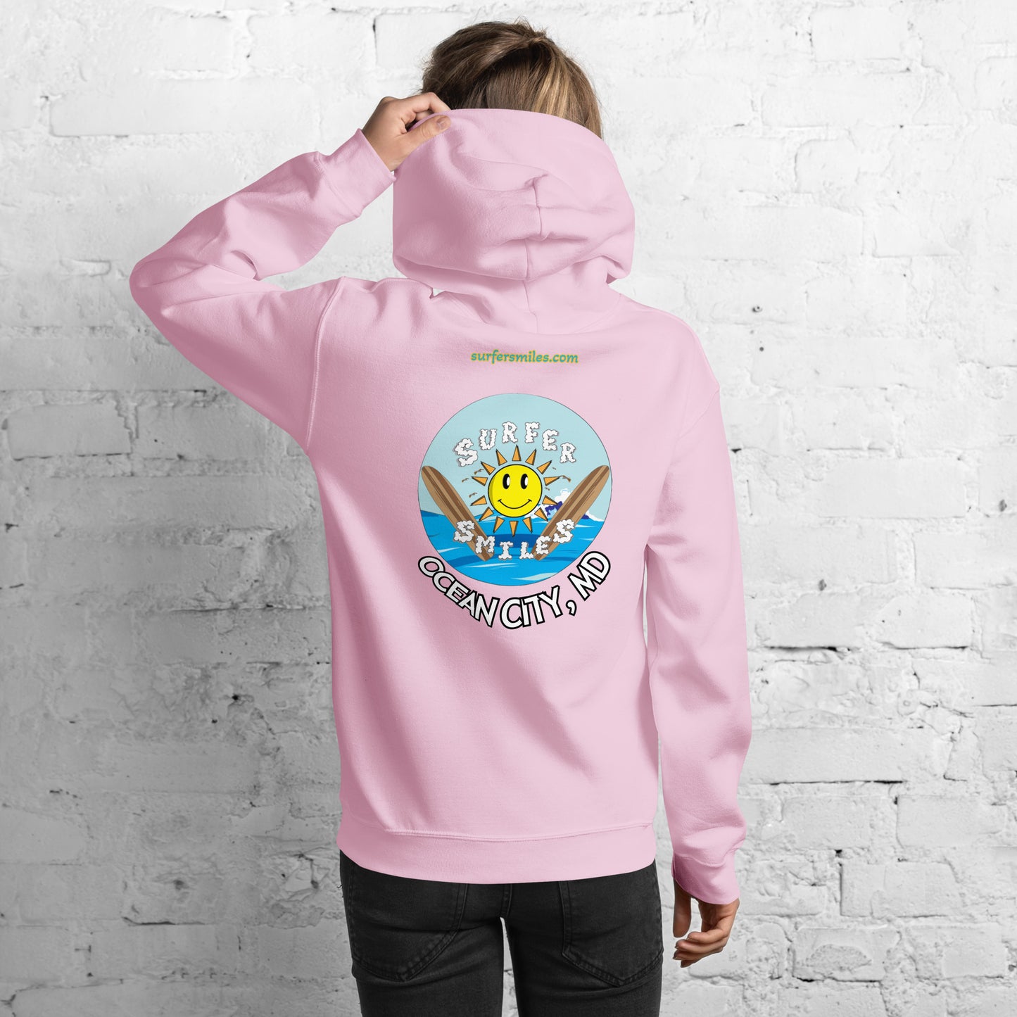 Women's Hoodie - 3 Color Surfer Smiles OC