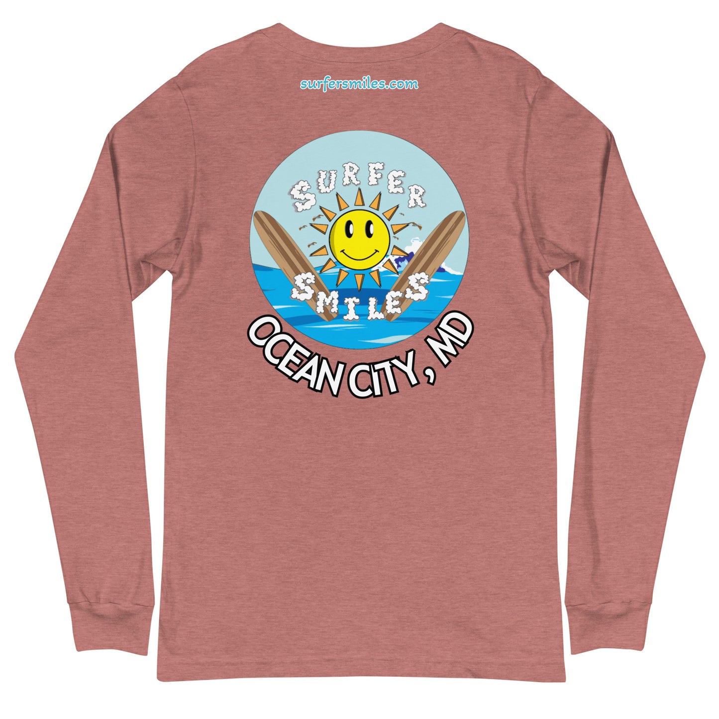 Women's Long Sleeve Shirt - 3 Color Surfer Smiles OC