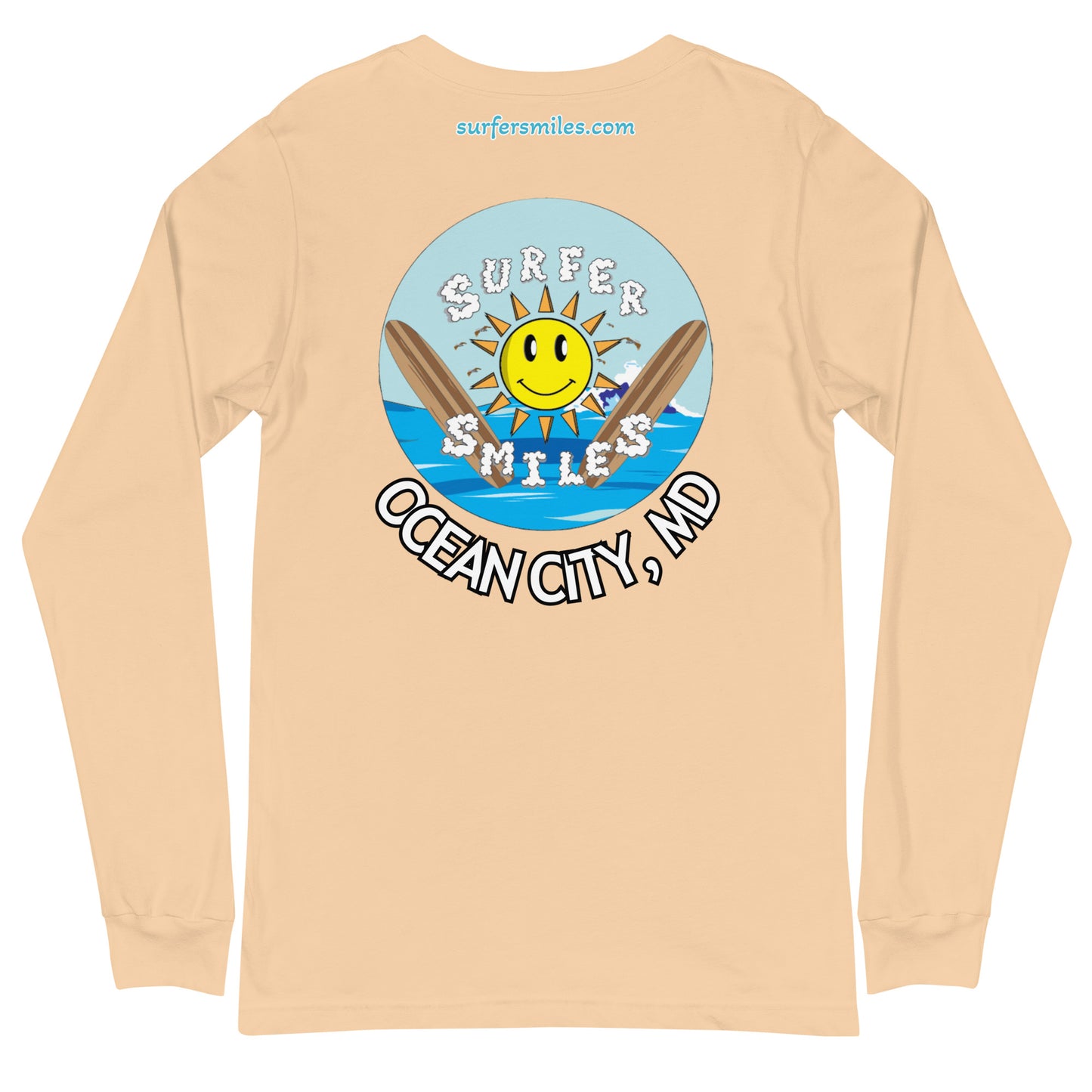 Women's Long Sleeve Shirt - 3 Color Surfer Smiles OC