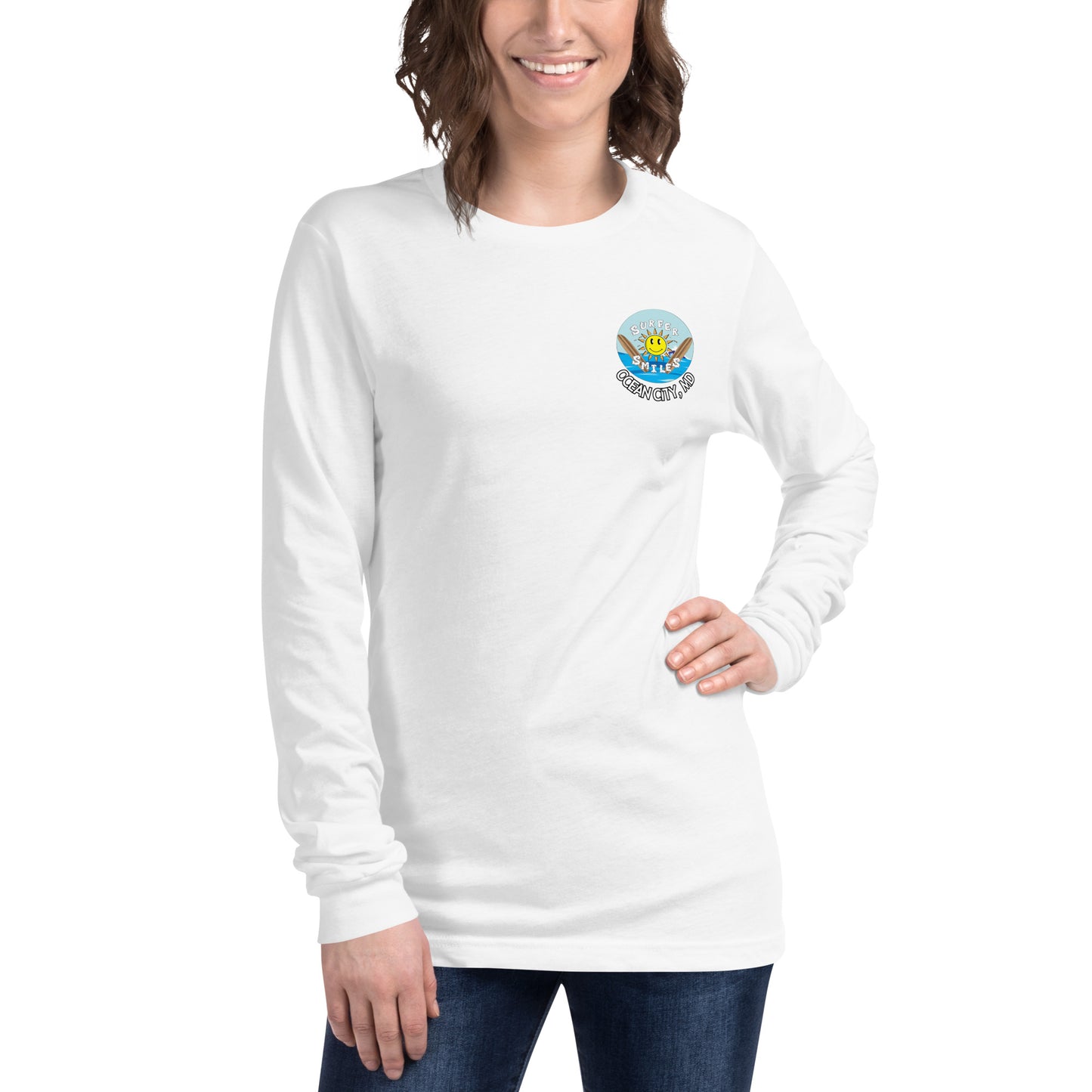 Women's Long Sleeve Shirt - 3 Color Surfer Smiles OC