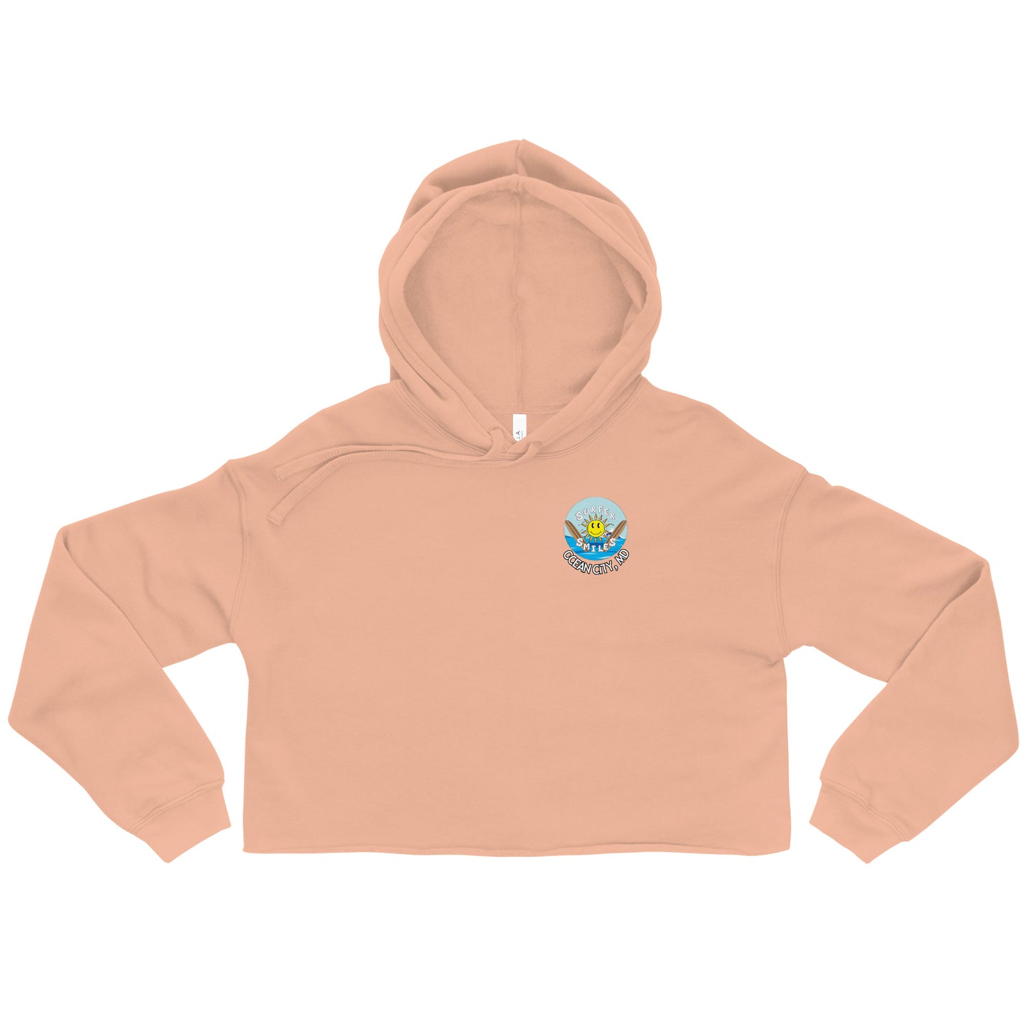 Women's Crop Hoodie - 4 Color Surfer Smiles OC