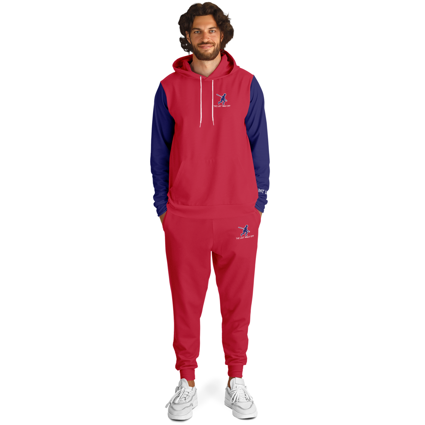 Saint Louis Red Navy Blue Hoodie and Joggers
