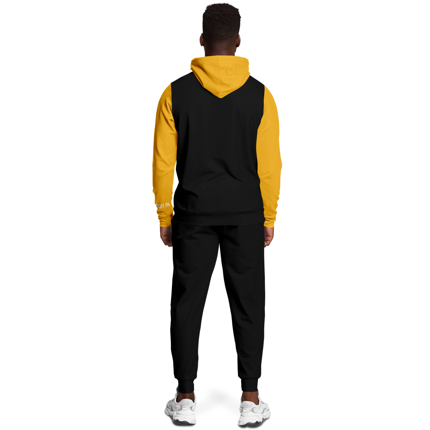 Pittsburgh Black Yellow Hoodie and Joggers
