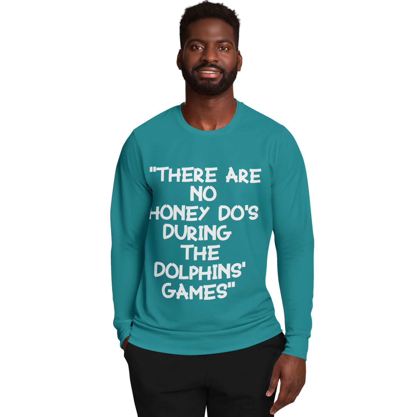 Honey Do's Aqua Long Sleeve Shirt