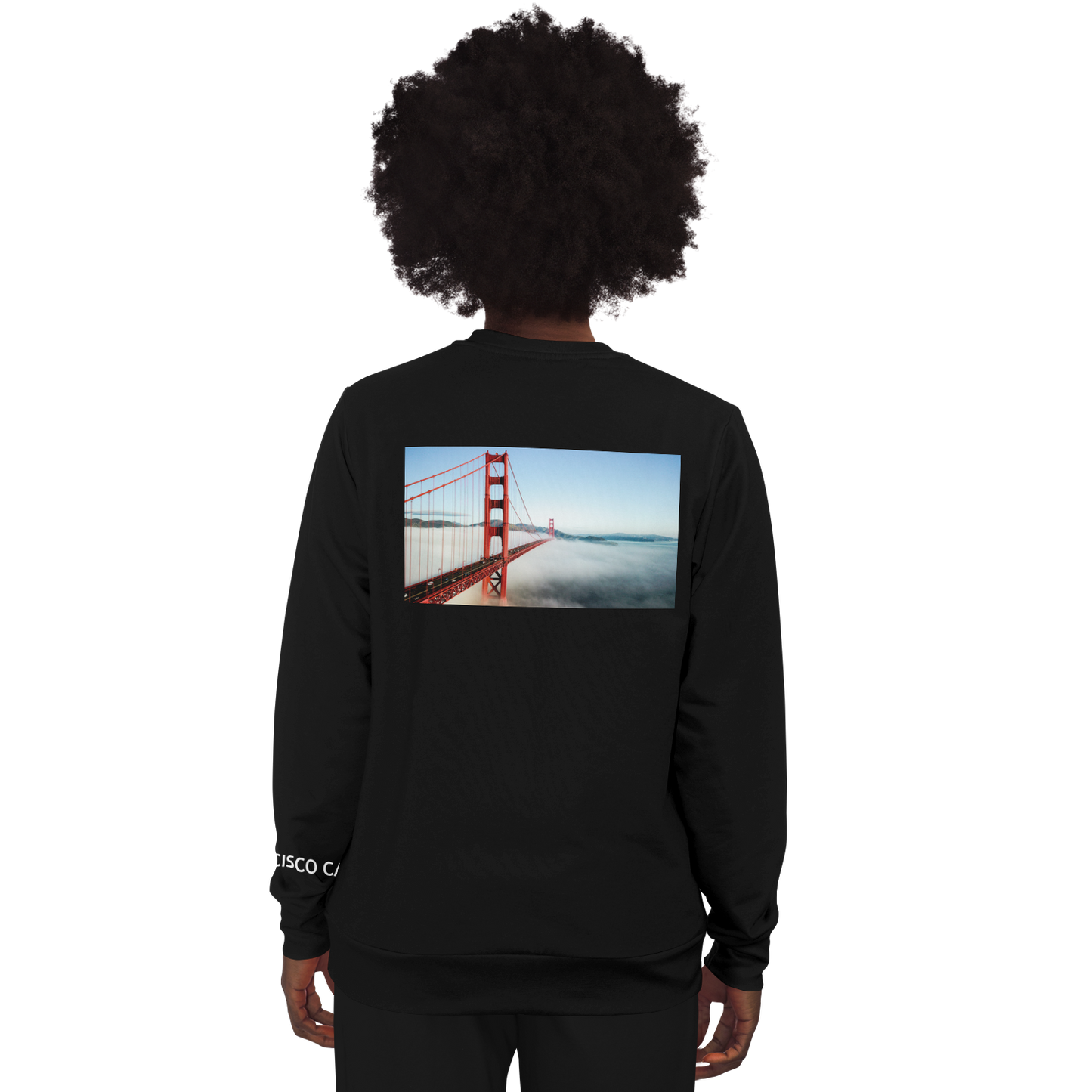 San Francisco Black Long Sleeve Shirt Bridge