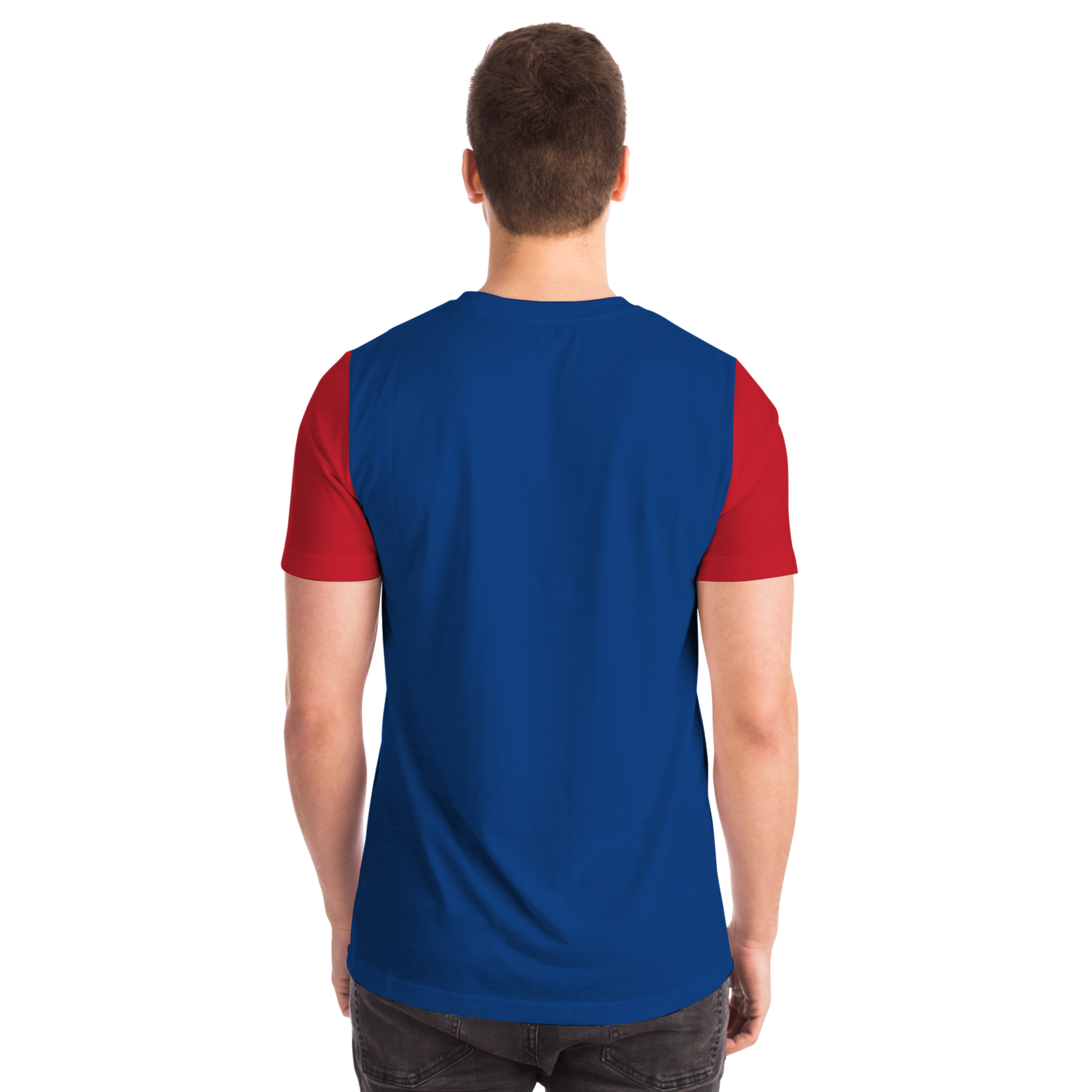 Texas Blue Red Short Sleeve Shirt