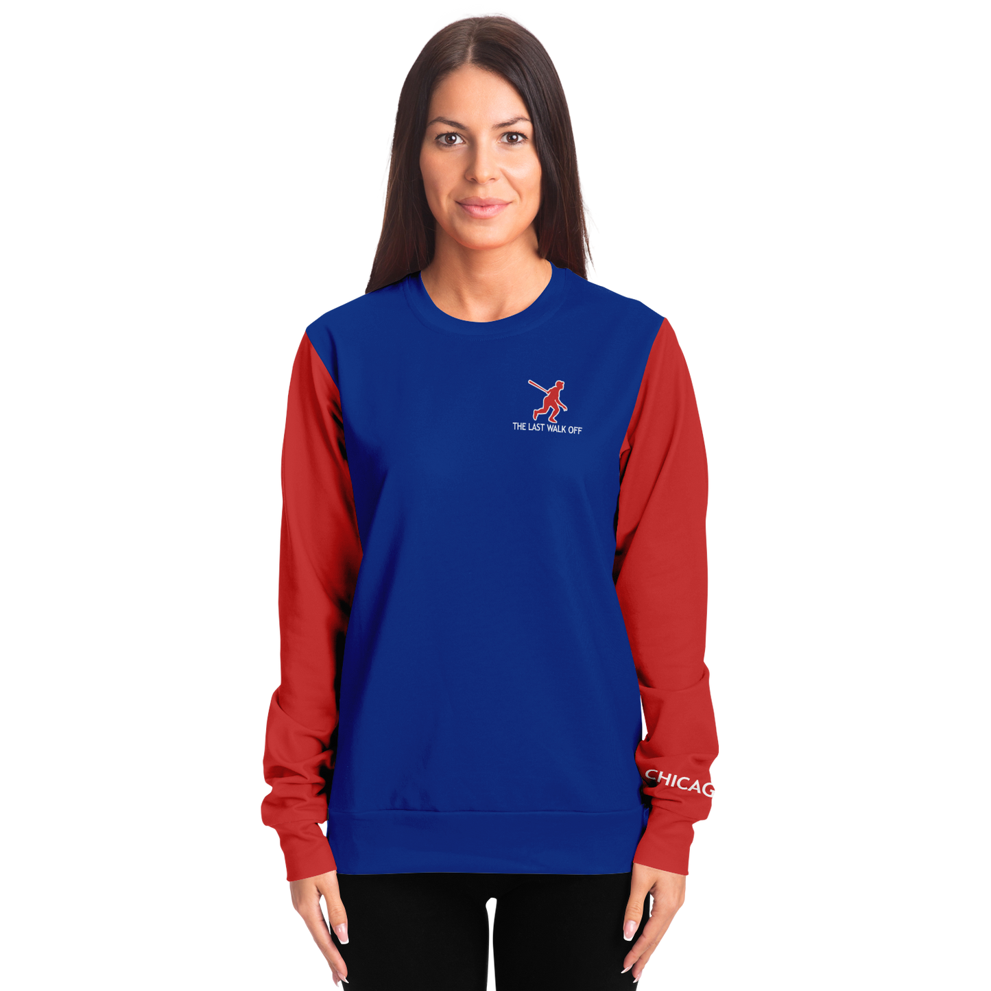 Chicago Blue Red Long Sleeve Shirt