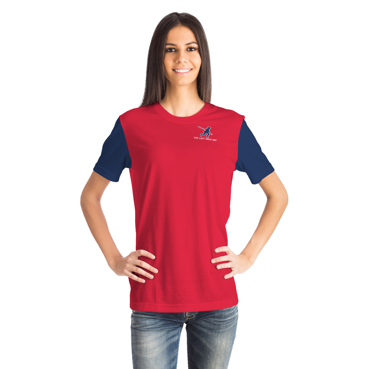 Cleveland Red Navy Blue Short Sleeve Shirt