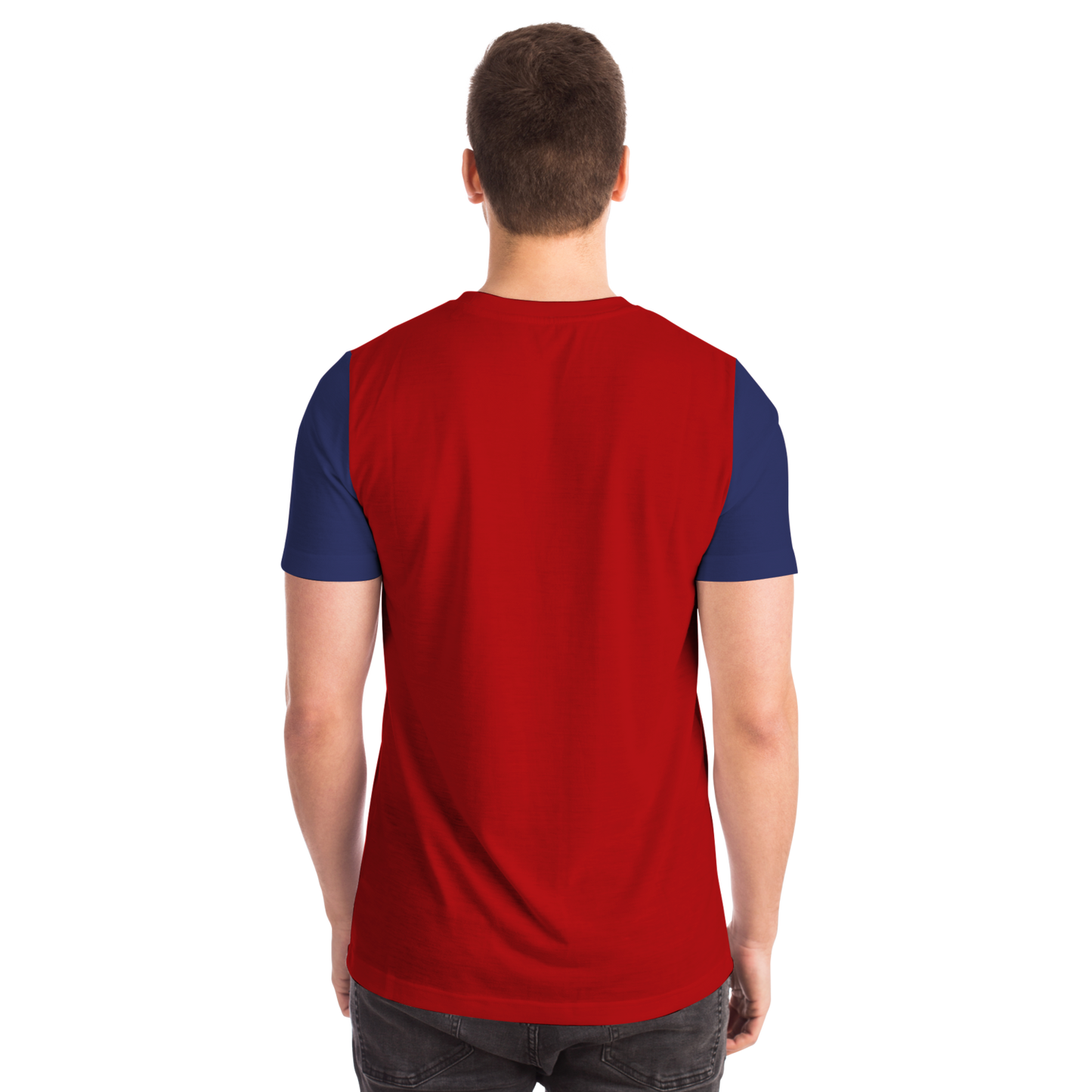 Washington Red Blue Short Sleeve Shirt