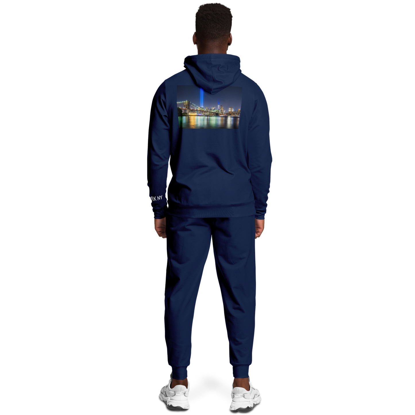 New York Navy Blue Hoodie and Joggers LIGHTS