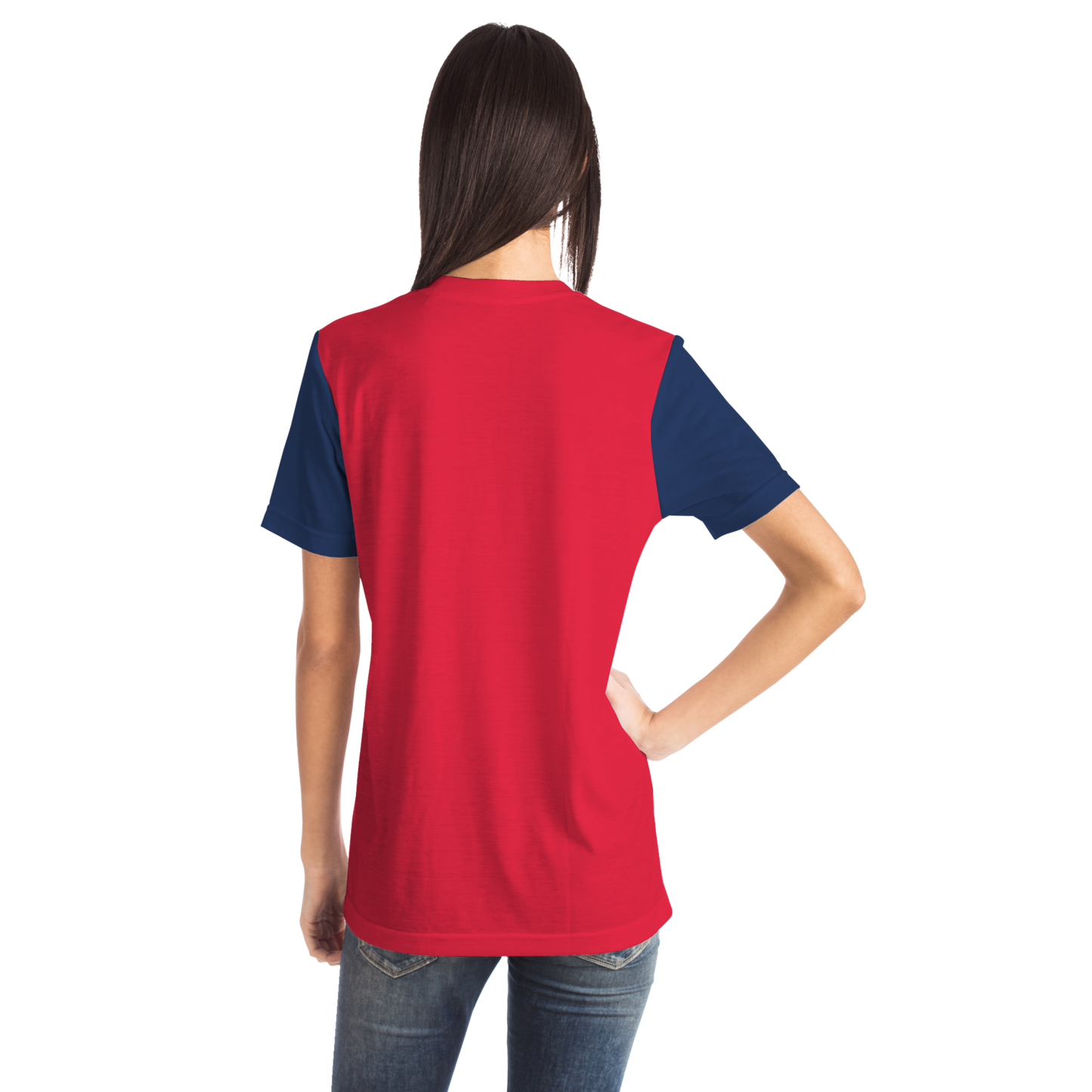 Cleveland Red Navy Blue Short Sleeve Shirt