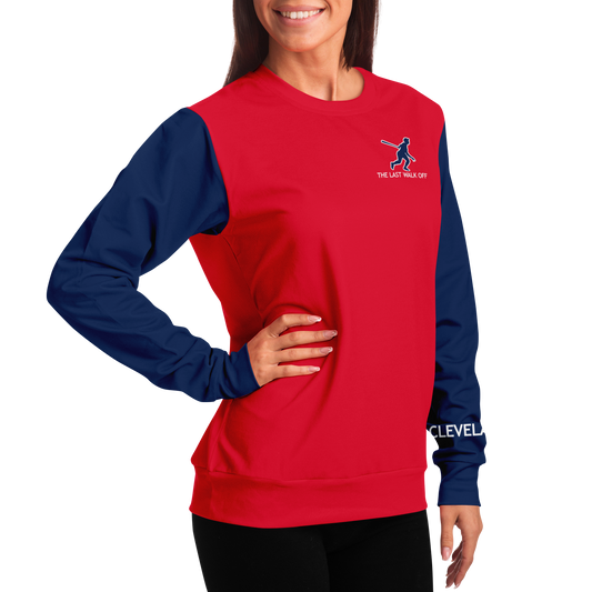 Cleveland Red Navy Blue Long Sleeve Shirt