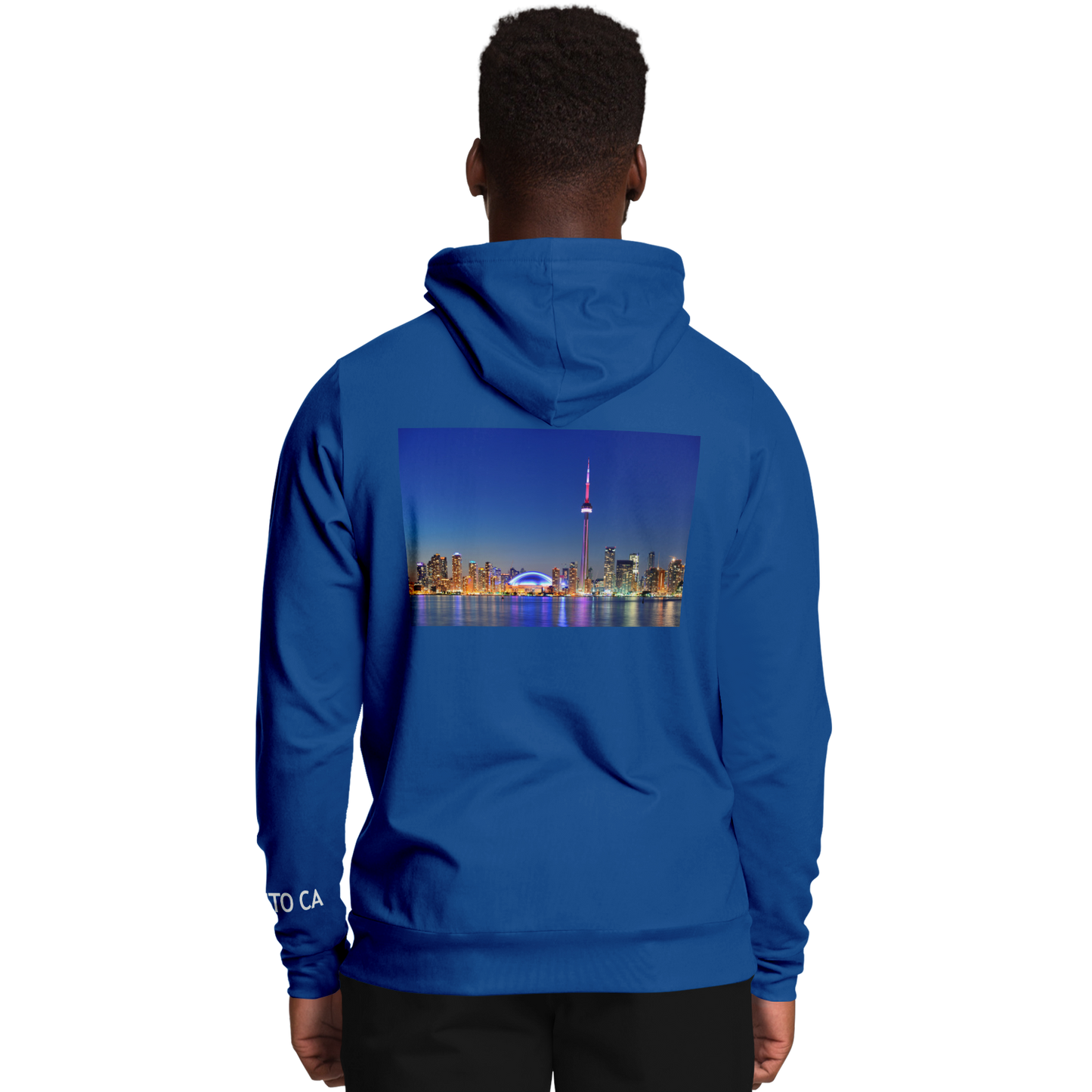 Toronto Blue Hoodie Skyline