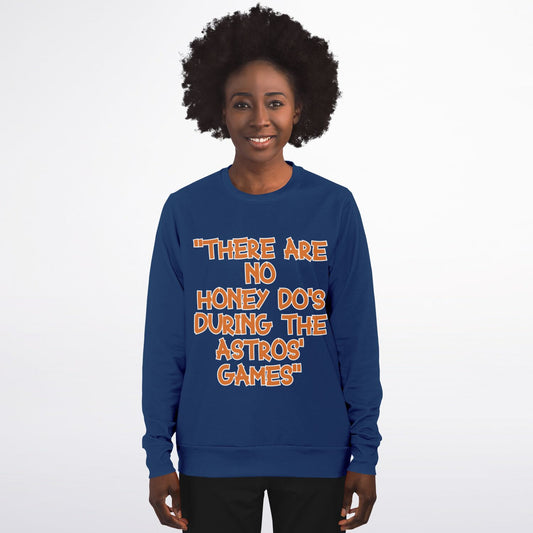 Honey Do's Dark Blue Orange Long Sleeve Shirt 2