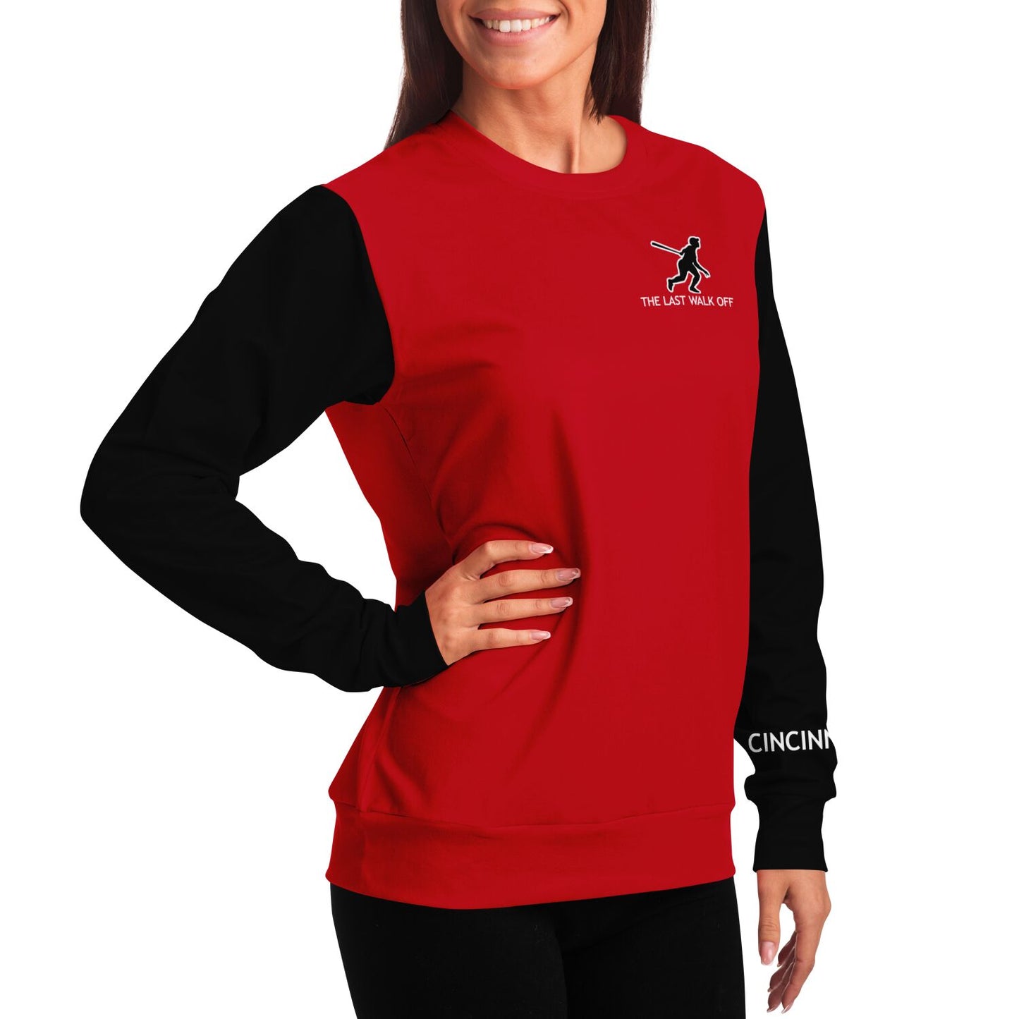 Cincinnati Red Black Long Sleeve Shirt