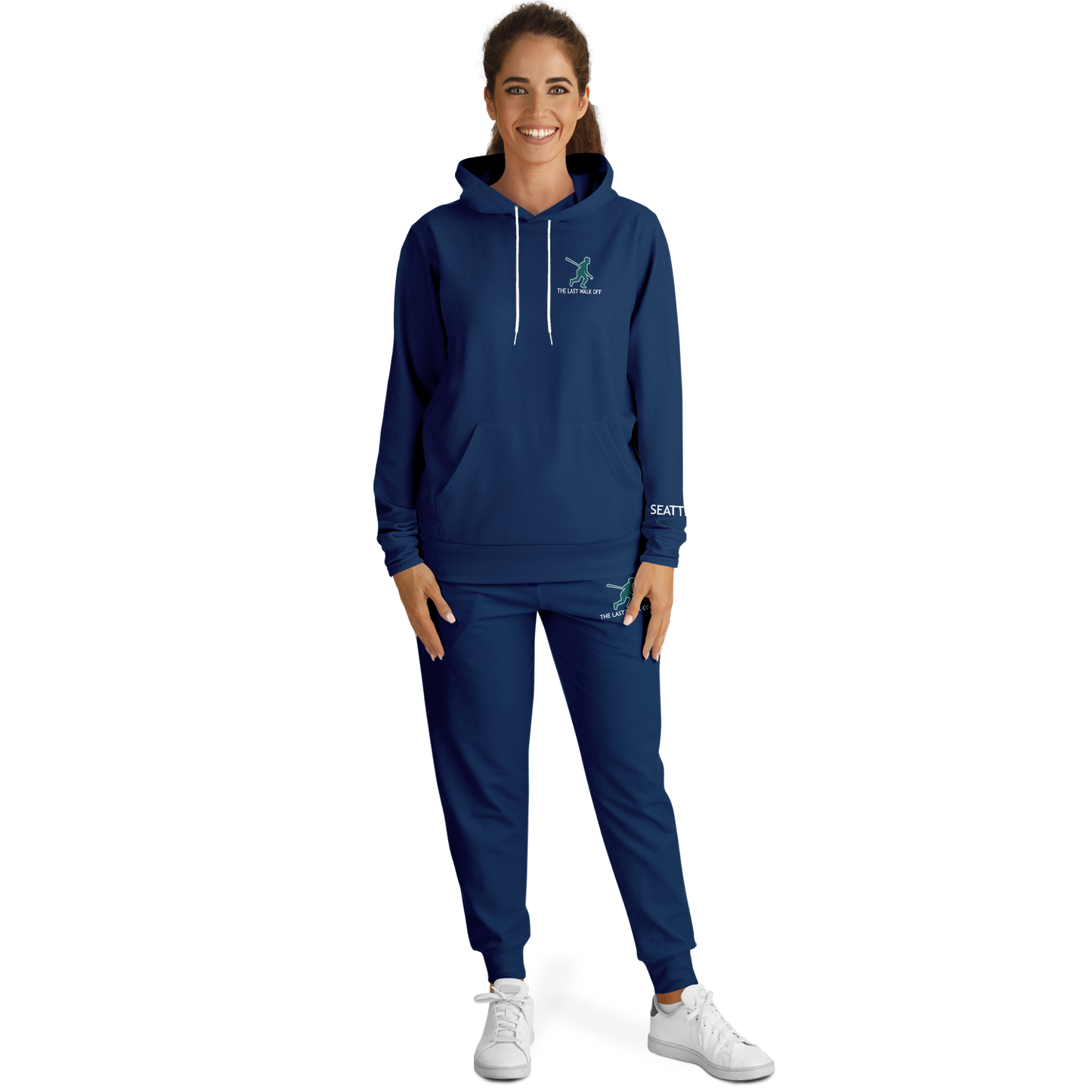 Seattle Navy Blue Hoodie and Joggers POST