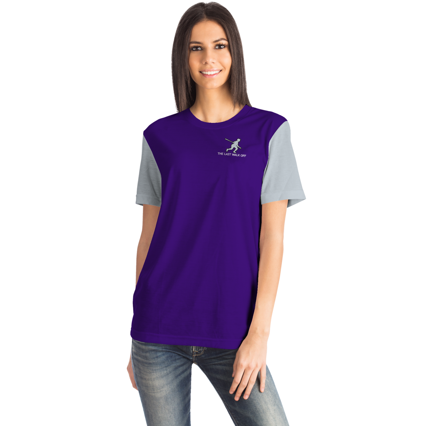 Denver Purple Gray Short Sleeve Shirt