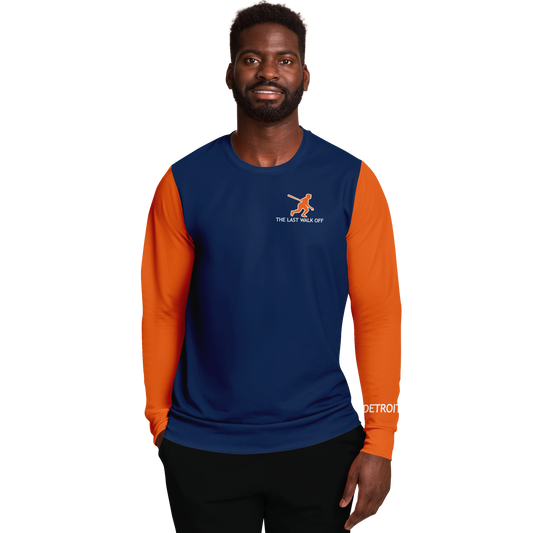 Detroit Blue Orange Long Sleeve Shirt