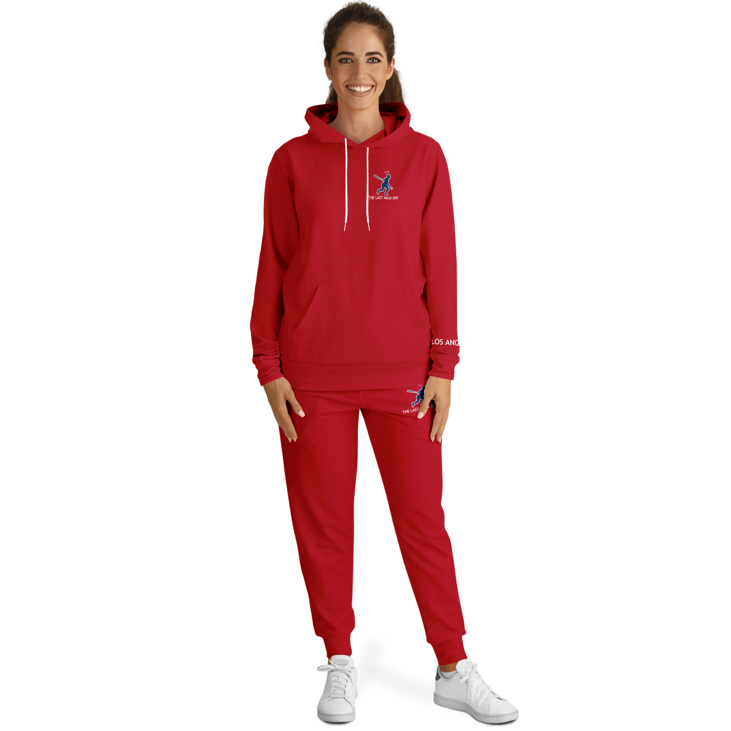 Los Angeles Red Hoodie and Joggers TWO