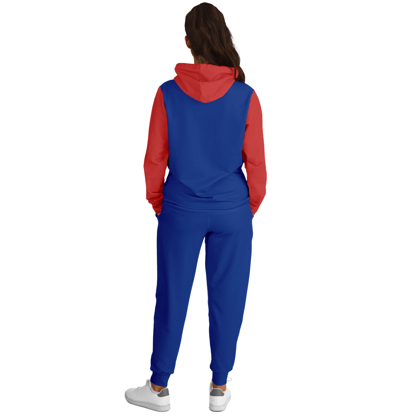Chicago Blue Red Hoodie and Joggers