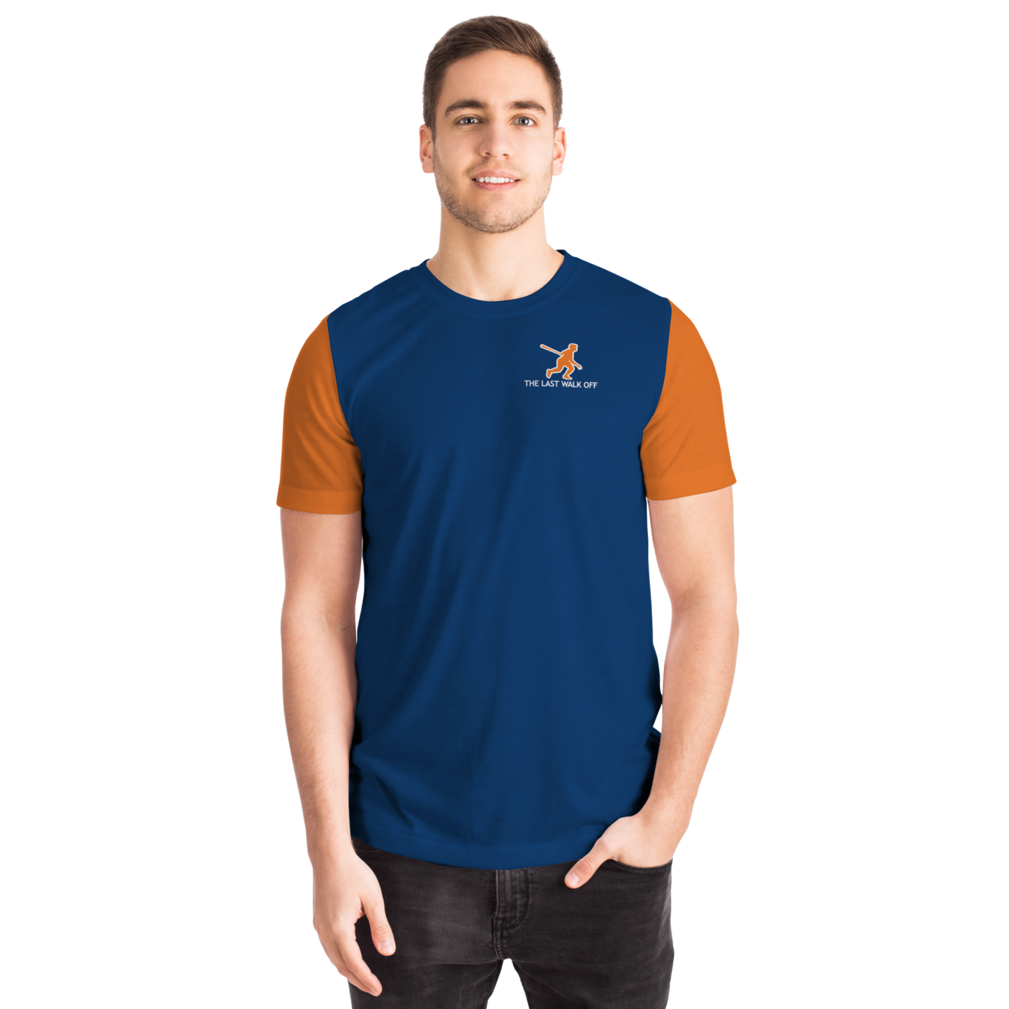Houston Blue Orange Short Sleeve Shirt