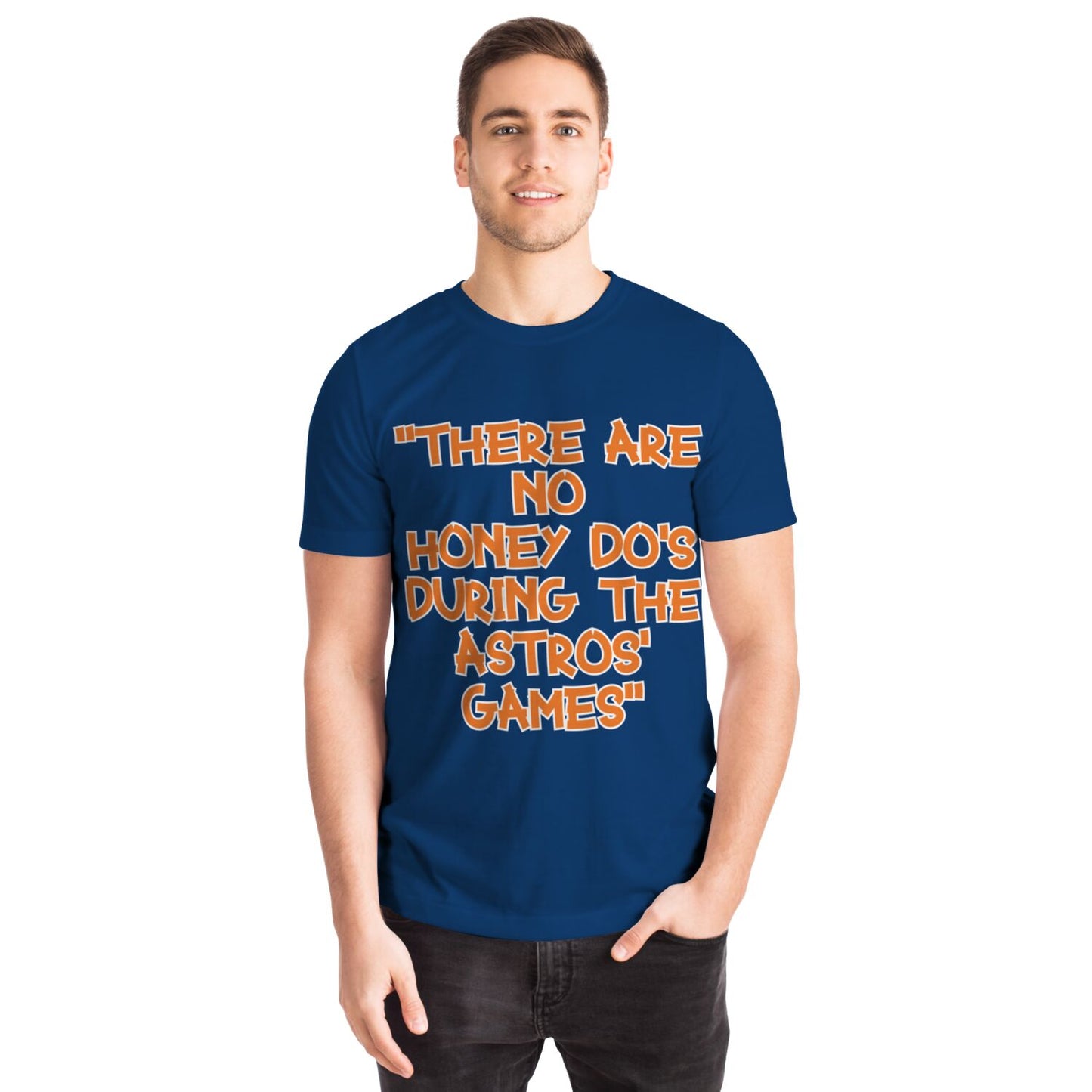 Honey Do's Dark Blue Orange T-shirt 2