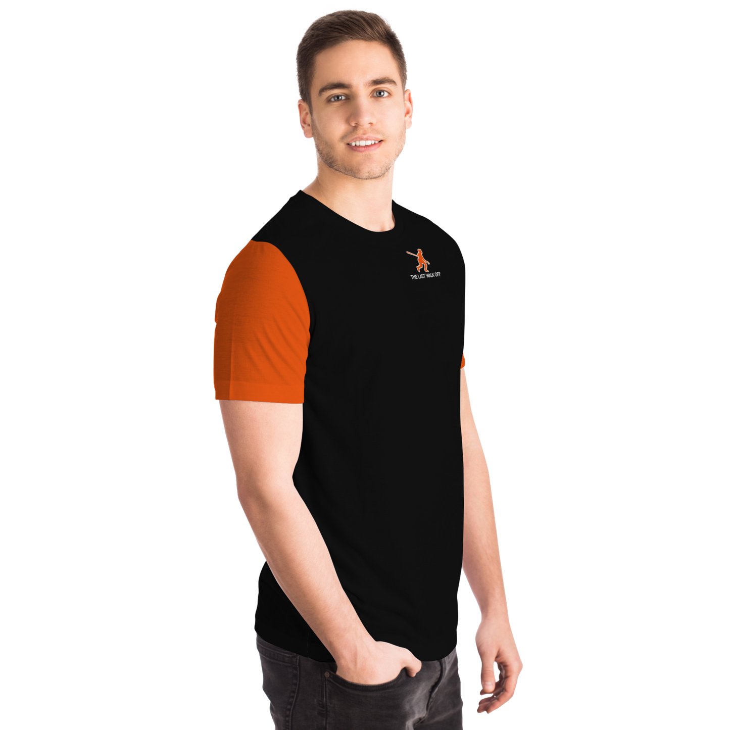 Baltimore Black Orange Short Sleeve Shirt