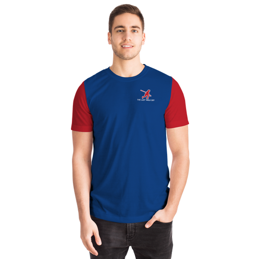 Texas Blue Red Short Sleeve Shirt