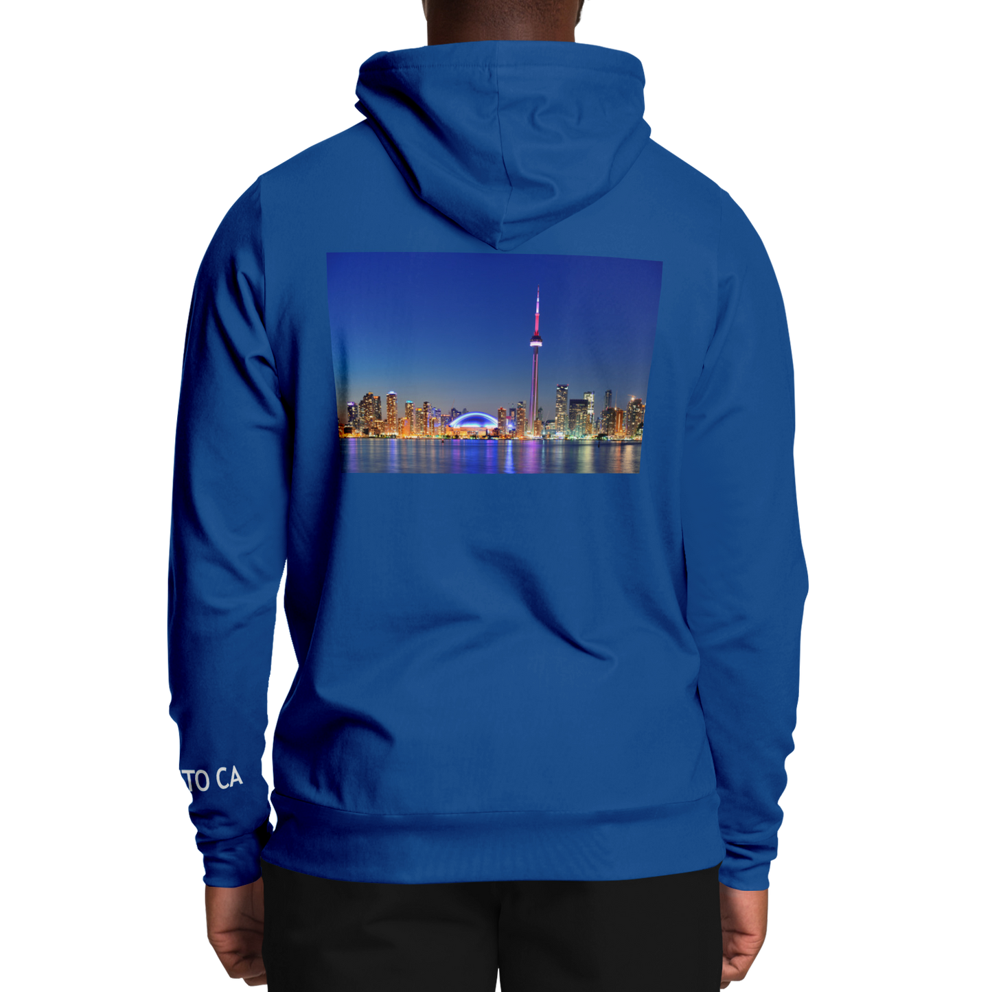Toronto Blue Hoodie Skyline