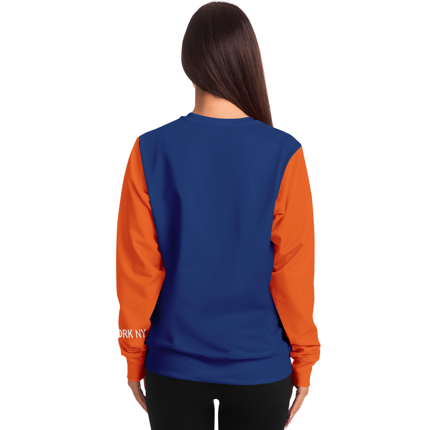 New York Blue Orange Long Sleeve Shirt