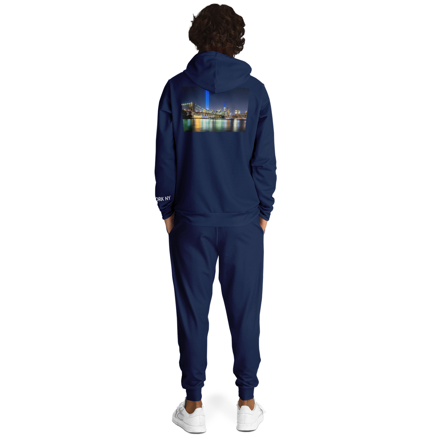 New York Navy Blue Hoodie and Joggers LIGHTS