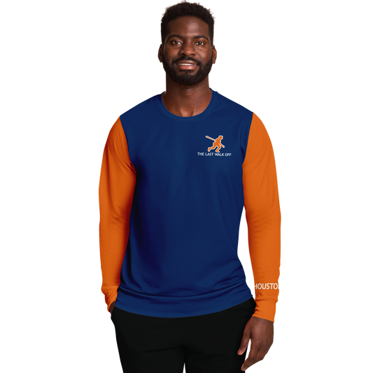 Houston Blue Orange Long Sleeve Shirt